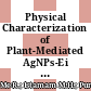 Physical Characterization of Plant-Mediated AgNPs-Ei Synthesized using Eleusine indica Extract and their Antibacterial Properties
