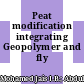 Peat modification integrating Geopolymer and fly ash