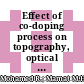 Effect of co-doping process on topography, optical and electrical properties of ZnO nanostructured