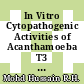 In Vitro Cytopathogenic Activities of Acanthamoeba T3 and T4 Genotypes on HeLa Cell Monolayer