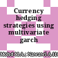 Currency hedging strategies using multivariate garch models