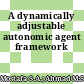 A dynamically adjustable autonomic agent framework