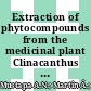 Extraction of phytocompounds from the medicinal plant Clinacanthus nutans Lindau by microwave-assisted extraction and supercritical carbon dioxide extraction