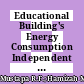 Educational Building's Energy Consumption Independent Variables Analysis using Linear Regression Model: A Comparative Study