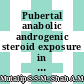 Pubertal anabolic androgenic steroid exposure in male rats affects levels of gonadal steroids, mating frequency, and pregnancy outcome