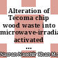 Alteration of Tecoma chip wood waste into microwave-irradiated activated carbon for amoxicillin removal: Optimization and batch studies