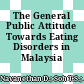 The General Public Attitude Towards Eating Disorders in Malaysia