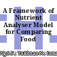 A Framework of Nutrient Analyser Model for Comparing Food Nutrients
