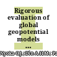 Rigorous evaluation of global geopotential models for geoid modelling: A case study in Kenya
