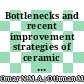 Bottlenecks and recent improvement strategies of ceramic membranes in membrane distillation applications: A review