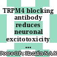 TRPM4 blocking antibody reduces neuronal excitotoxicity by specifically inhibiting glutamate-induced calcium influx under chronic hypoxia