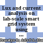Lux and current analysis on lab-scale smart grid system using Mamdani fuzzy logic controller