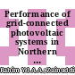 Performance of grid-connected photovoltaic systems in Northern and Southern Hemispheres under equatorial climate