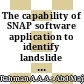 The capability of SNAP software application to identify landslide using InSAR technique