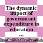 The dynamic impact of government expenditure in education on economic growth