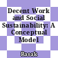 Decent Work and Social Sustainability: A Conceptual Model