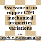 Assessment on copper C194 mechanical properties variations in typical semiconductor assembly production line