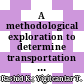 A methodological exploration to determine transportation disadvantage variables: The partial least square approach