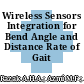 Wireless Sensors Integration for Bend Angle and Distance Rate of Gait Measurement