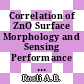 Correlation of ZnO Surface Morphology and Sensing Performance of EGFET Nitrate Sensor