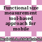 Functional size measurement tool-based approach for mobile game