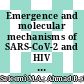 Emergence and molecular mechanisms of SARS-CoV-2 and HIV to target host cells and potential therapeutics