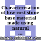 Characterisation of low-cost stone base material made using natural aggregate and crushed Stone
