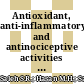 Antioxidant, anti-inflammatory and antinociceptive activities of Mitragyna speciosa and Erythroxylum cuneatum
