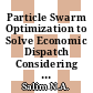 Particle Swarm Optimization to Solve Economic Dispatch Considering Different Iterations of Loss Coefficient