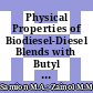 Physical Properties of Biodiesel-Diesel Blends with Butyl Levulinate Additive and their Emission Characteristics from Diesel Engine