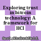 Exploring trust in bitcoin technology: A framework for HCI research