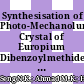 Synthesisation of Photo-Mechanoluminescence Crystal of Europium Dibenzoylmethide Triethylamine (EuD4 TEA) with Different Solvent