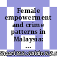Female empowerment and crime patterns in Malaysia: A non-linear analysis