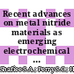 Recent advances on metal nitride materials as emerging electrochemical sensors: A mini review