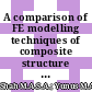 A comparison of FE modelling techniques of composite structure using MSC Patran/Nastran software