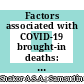Factors associated with COVID-19 brought-in deaths: A data-linkage comparative cross-sectional study