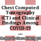 Chest Computed Tomography (CT) and Clinical Findings Among COVID-19 Patients of Tertiary Hospital in Bangladesh