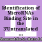 Identification of MicroRNAs Binding Site in the 3’Untranslated Region of Long Non-Coding RNA, MIR497HG: A Bioinformatic Prediction