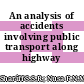 An analysis of accidents involving public transport along highway
