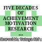 FIVE DECADES OF ACHIEVEMENT MOTIVATION RESEARCH IN ELT: A SYSTEMATIC LITERATURE REVIEW