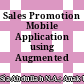 Sales Promotion Mobile Application using Augmented Reality