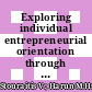 Exploring individual entrepreneurial orientation through education in emerging market conditions: the case of Malaysia and Thailand