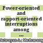 Power-oriented and rapport-oriented interruptions among professional women in small group conversations
