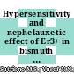 Hypersensitivity and nephelauxetic effect of Er3+ in bismuth tellurite glass system