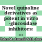 Novel quinoline derivatives as potent in vitro α-glucosidase inhibitors: In silico studies and SAR predictions