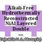 Alkali-Free Hydrothermally Reconstructed NiAl Layered Double Hydroxides for Catalytic Transesterification