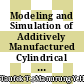 Modeling and Simulation of Additively Manufactured Cylindrical Component Using Combined Thermomechanical and Inherent Strain Method with Nelder-Mead Optimization