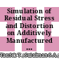 Simulation of Residual Stress and Distortion on Additively Manufactured SS316L Specimens Using Inherent Strain Method