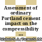 Assessment of ordinary Portland cement impact on the compressibility of laterite soil for road and railway subgrade application
