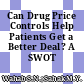 Can Drug Price Controls Help Patients Get a Better Deal? A SWOT Analysis
